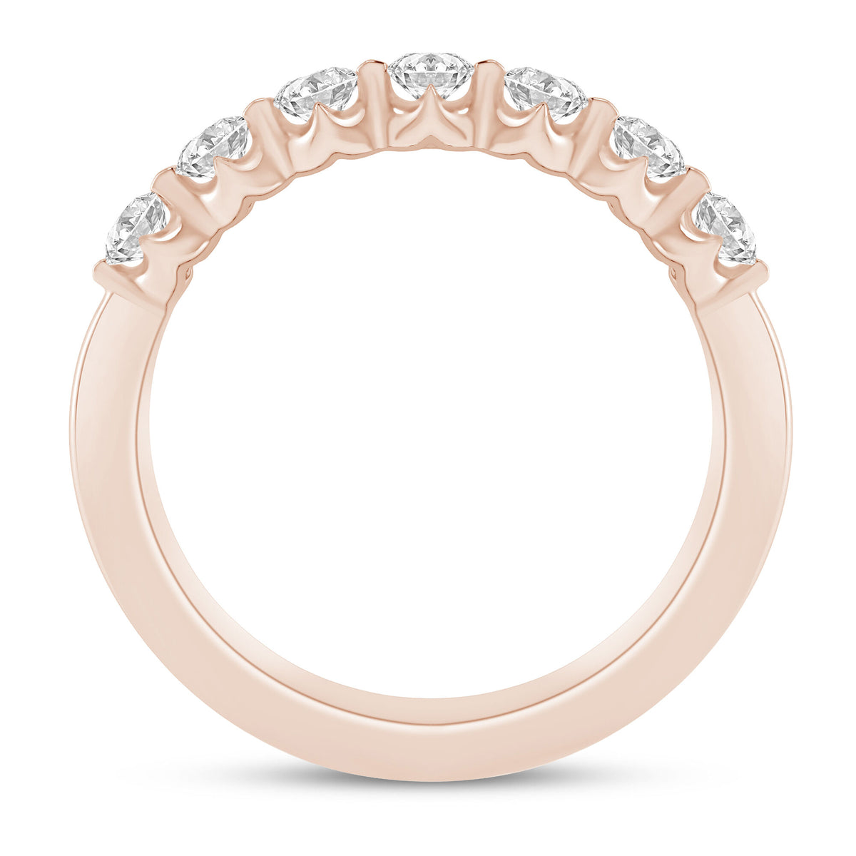 Diamond Anniversary Band in 14K Rose Gold (1/2 ct. tw.)