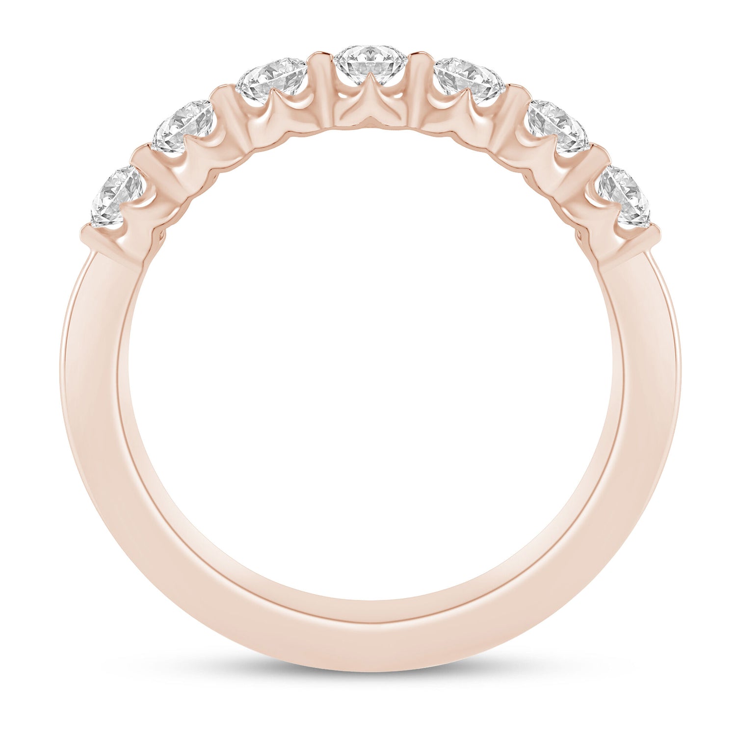 Diamond Anniversary Band in 14K Rose Gold (1/2 ct. tw.)