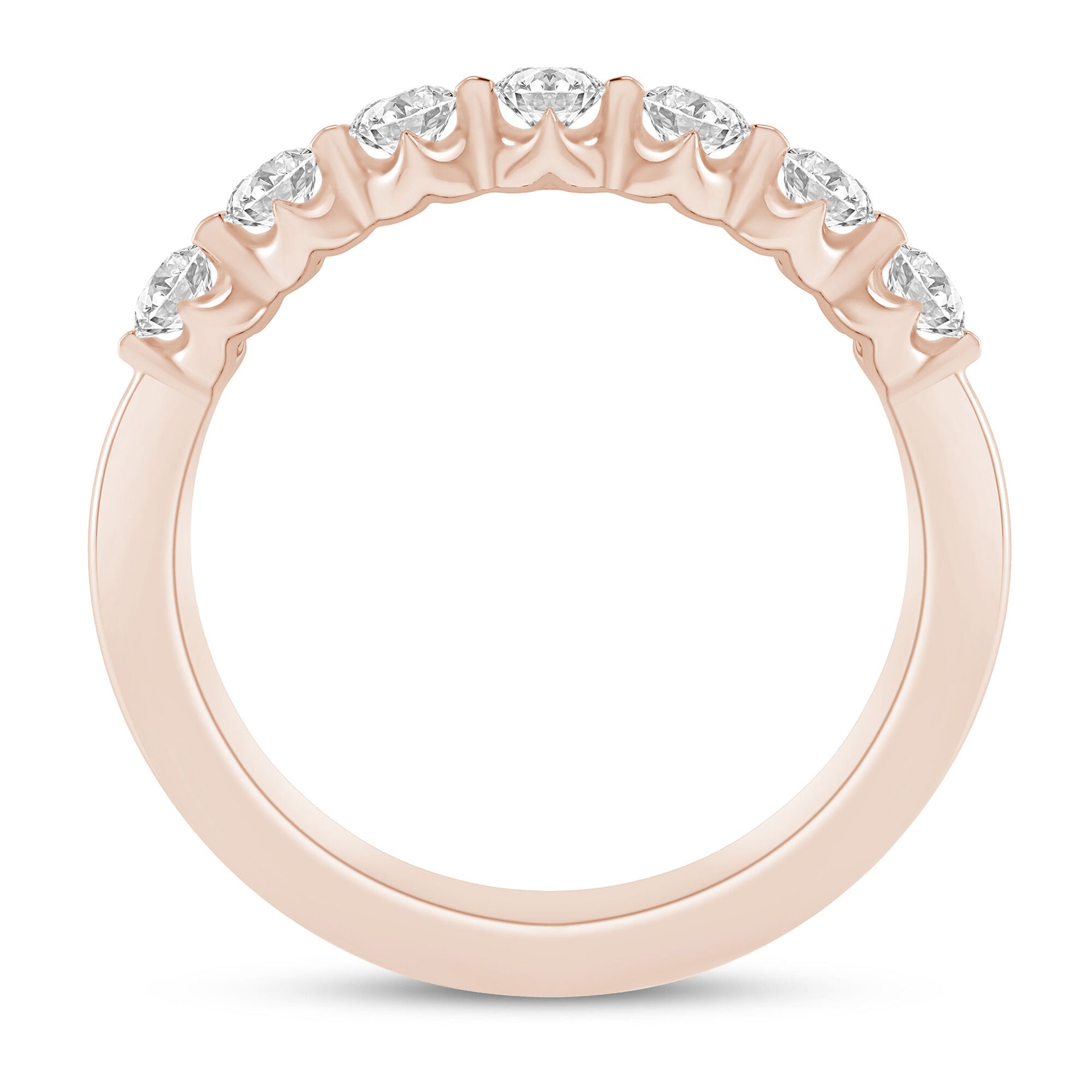 Diamond Anniversary Band in 14K Rose Gold (1/2 ct. tw.)