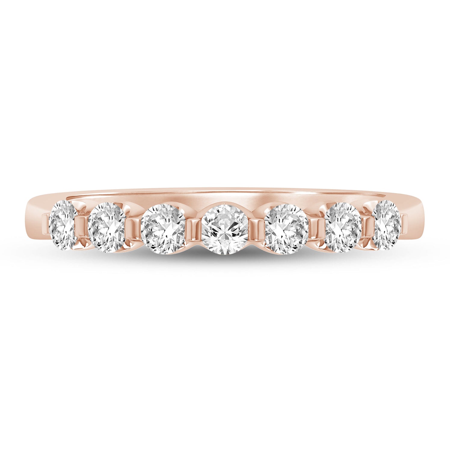 Diamond Anniversary Band in 14K Rose Gold (1/2 ct. tw.)