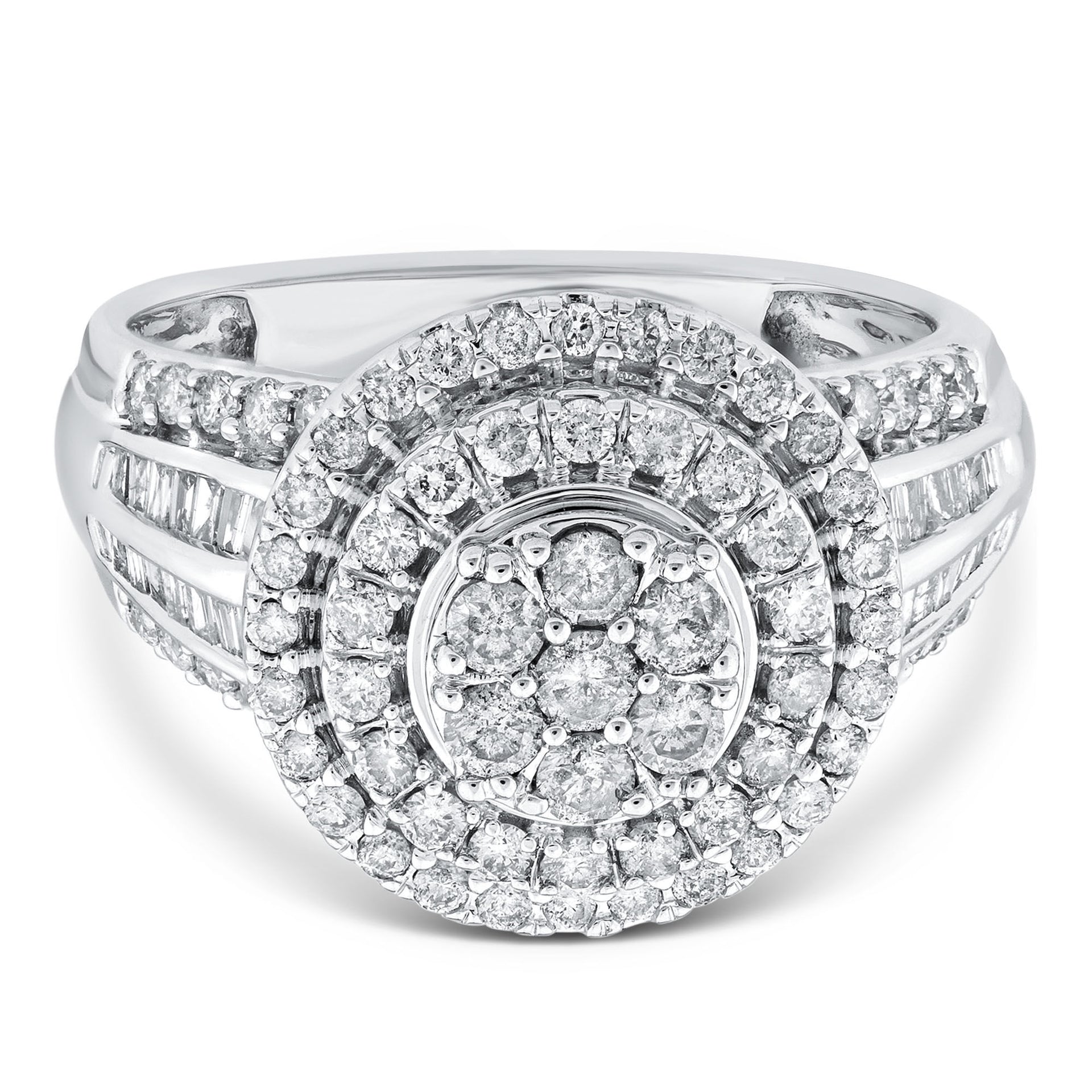 Composite Diamond Engagement Ring in 10K White Gold (1 ct. tw.)