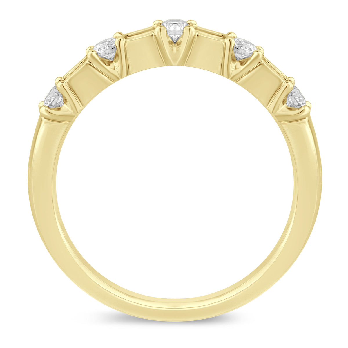 3/8 ct. tw. Diamond Anniversary Band in 14K Yellow Gold