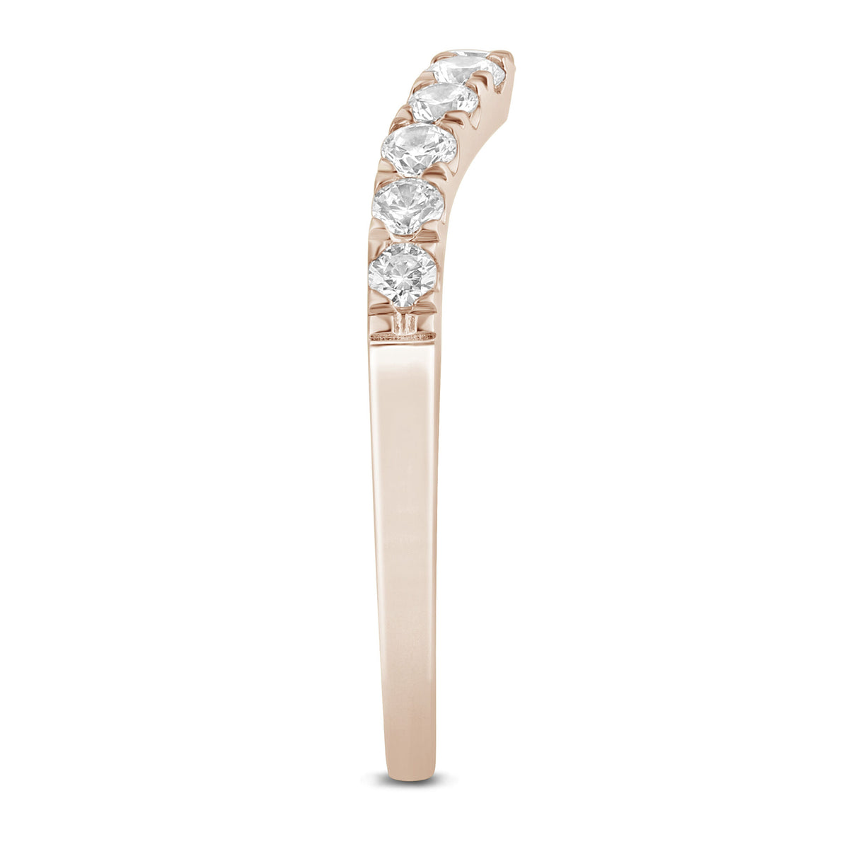 Diamond Contour Band in 14K Rose Gold (1/2 ct. tw.)
