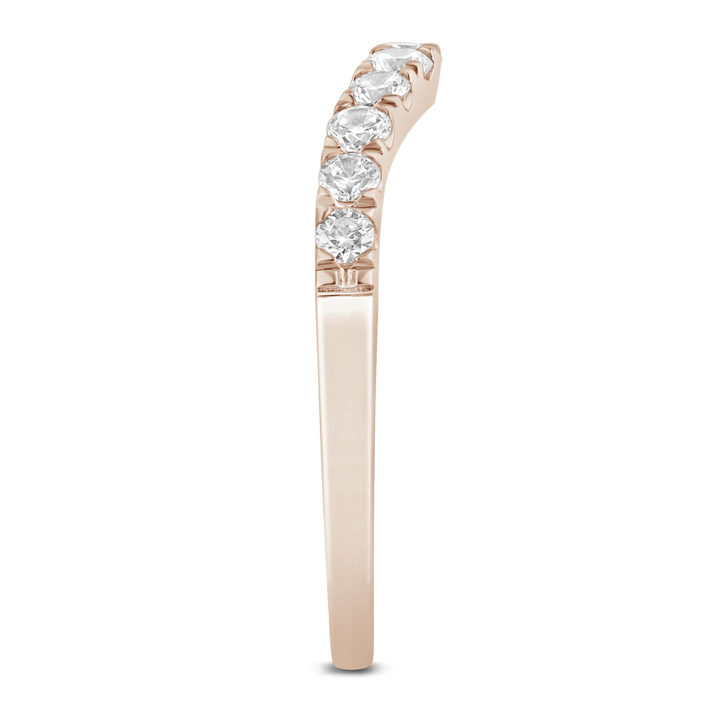 Diamond Contour Band in 14K Rose Gold (1/2 ct. tw.)