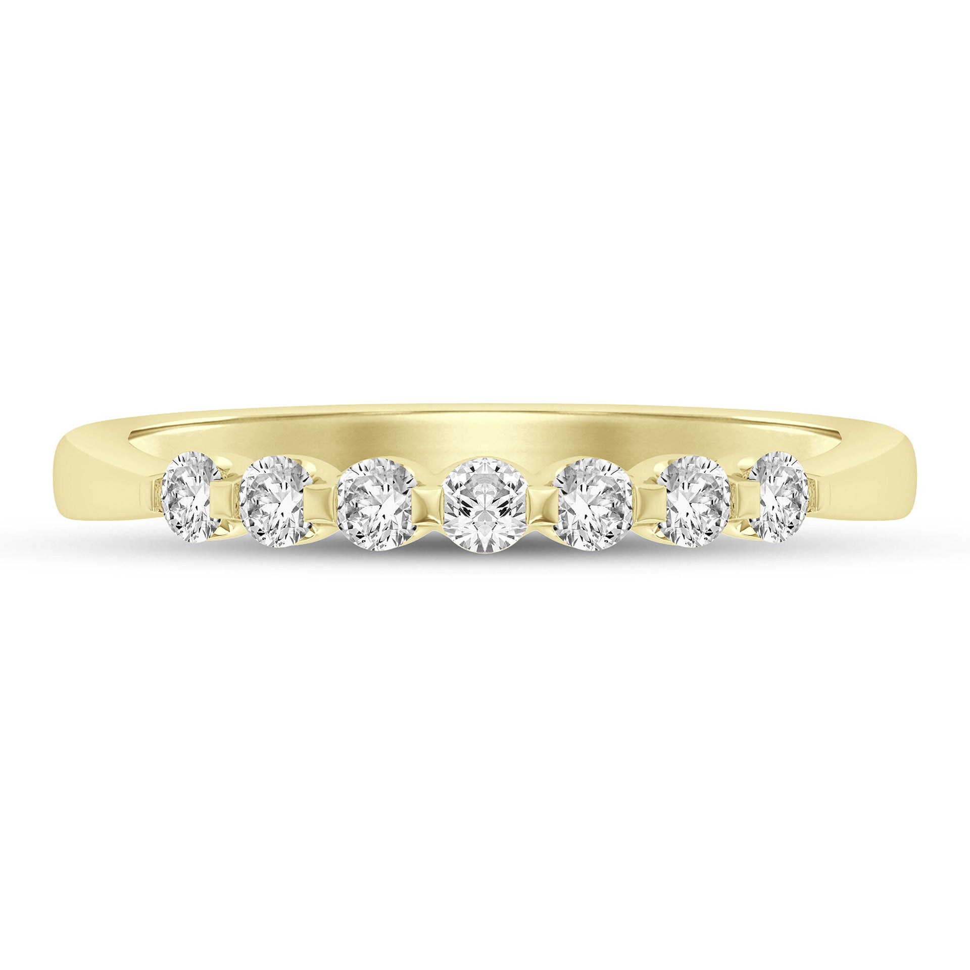 Diamond Anniversary Band in 14K Yellow Gold (1/4 ct. tw.)