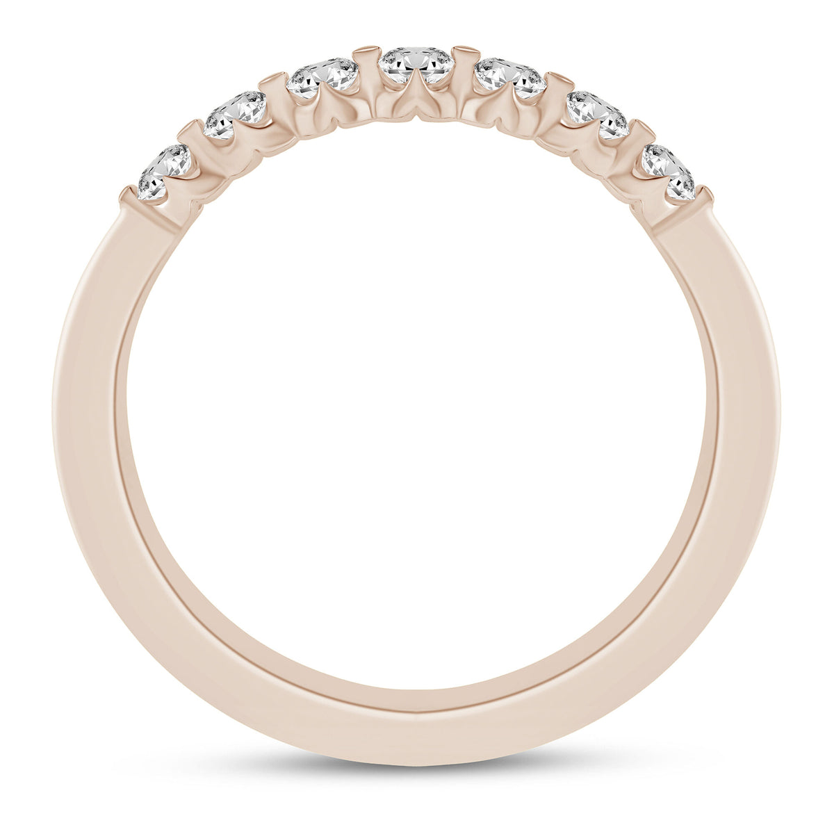 Diamond Anniversary Band in 14K Rose Gold (1/4 ct. tw.)