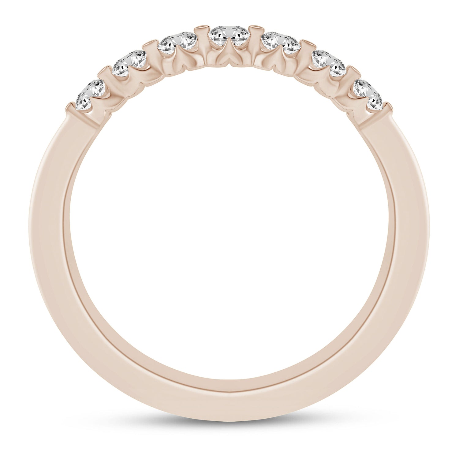 Diamond Anniversary Band in 14K Rose Gold (1/4 ct. tw.)