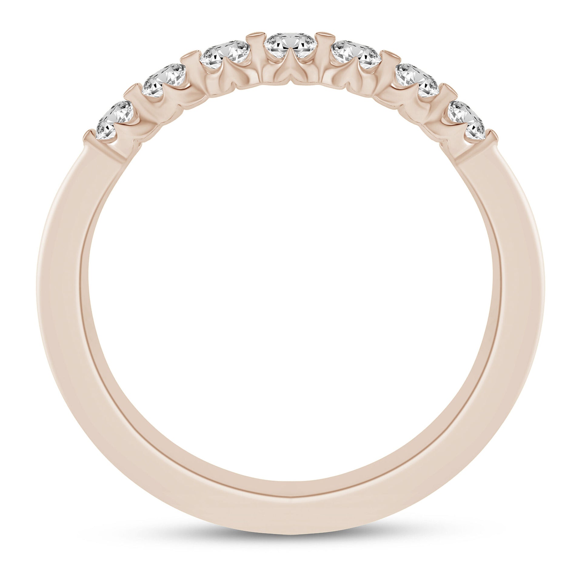 Diamond Anniversary Band in 14K Rose Gold (1/4 ct. tw.)