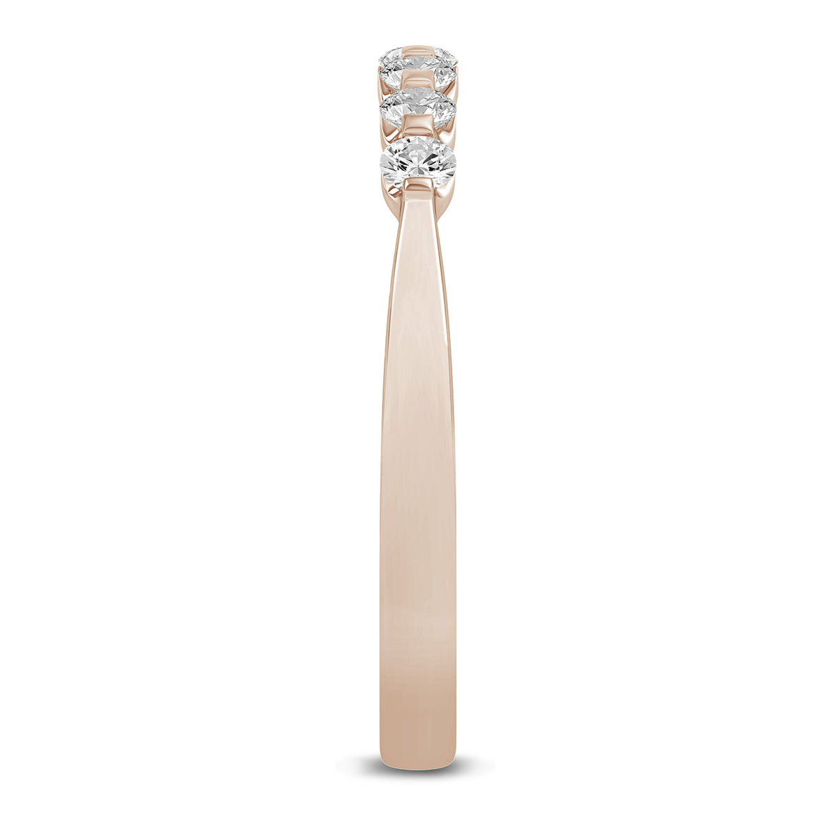 Diamond Anniversary Band in 14K Rose Gold (1/4 ct. tw.)