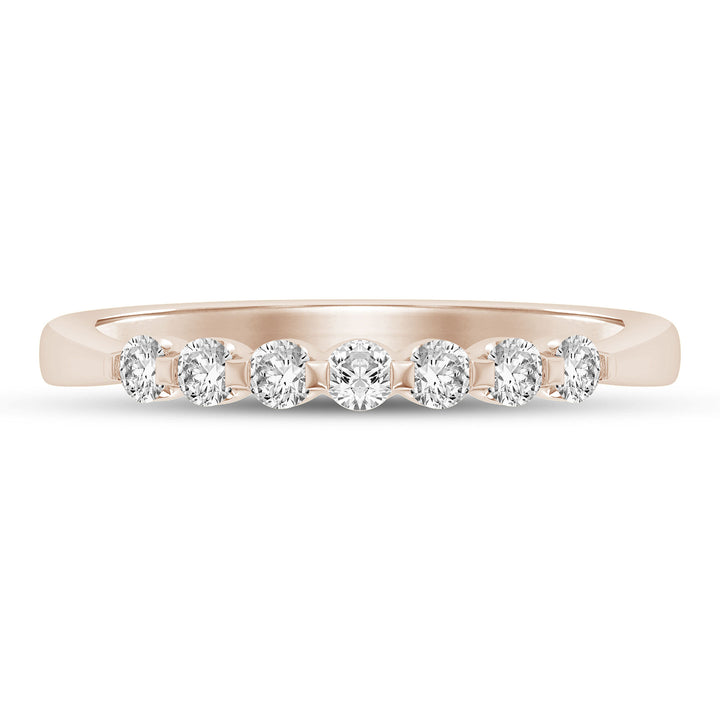 Diamond Anniversary Band in 14K Rose Gold (1/4 ct. tw.)