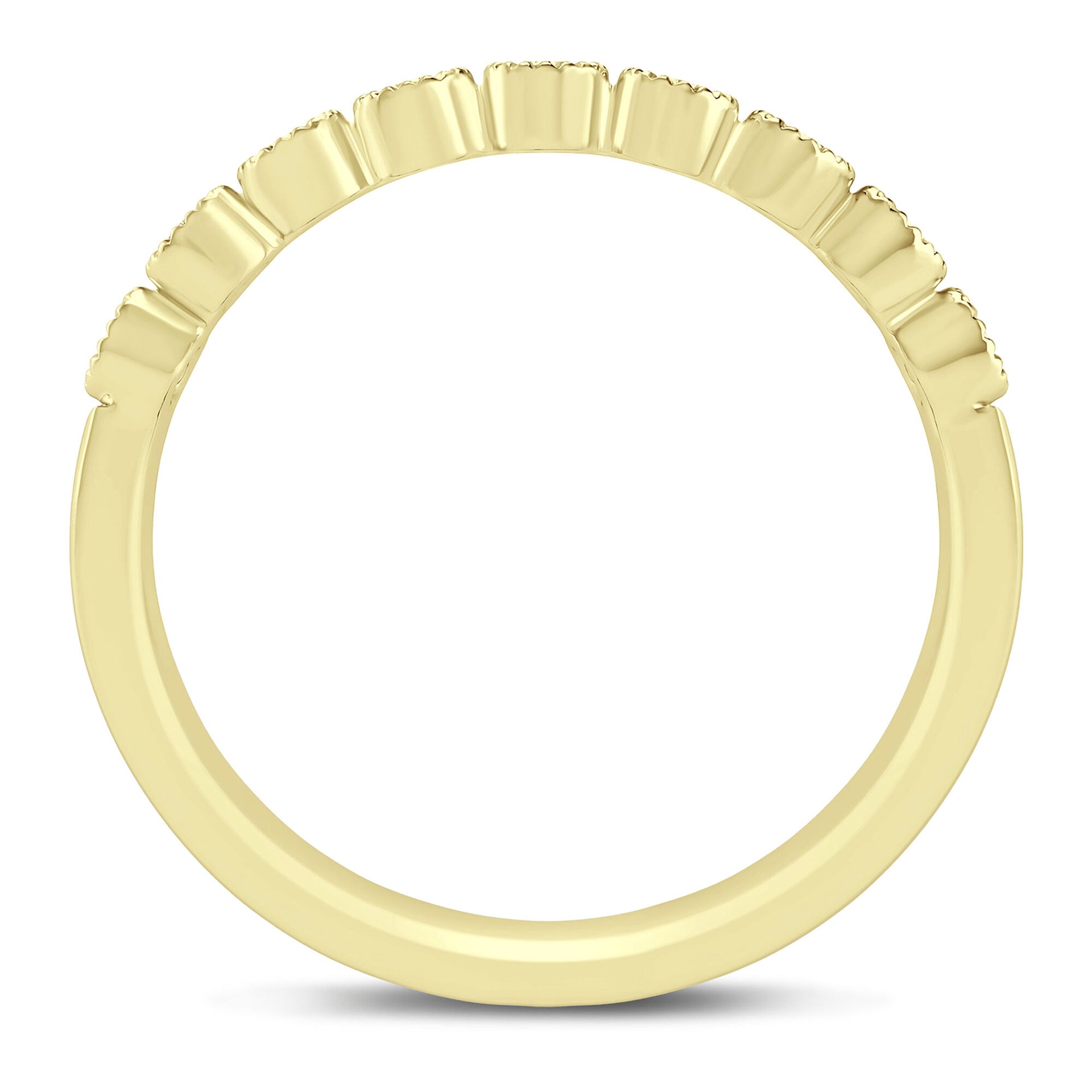 Diamond Anniversary Band in 10K Yellow Gold (1/10 ct. tw.)