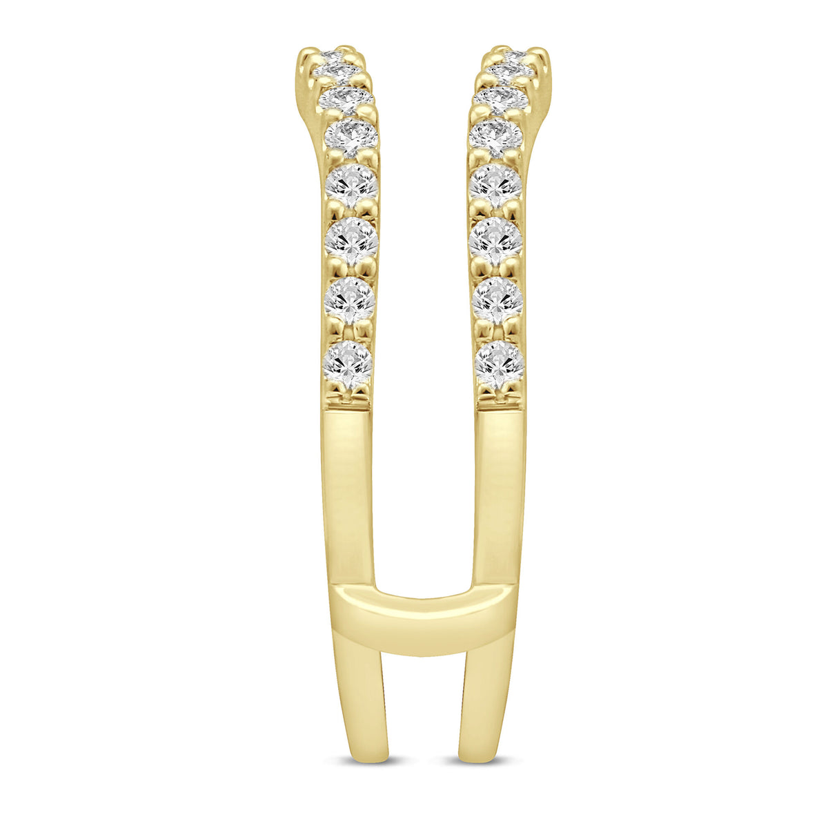 Diamond Chevron Insert in 14K Yellow Gold (1/2 ct. tw.)