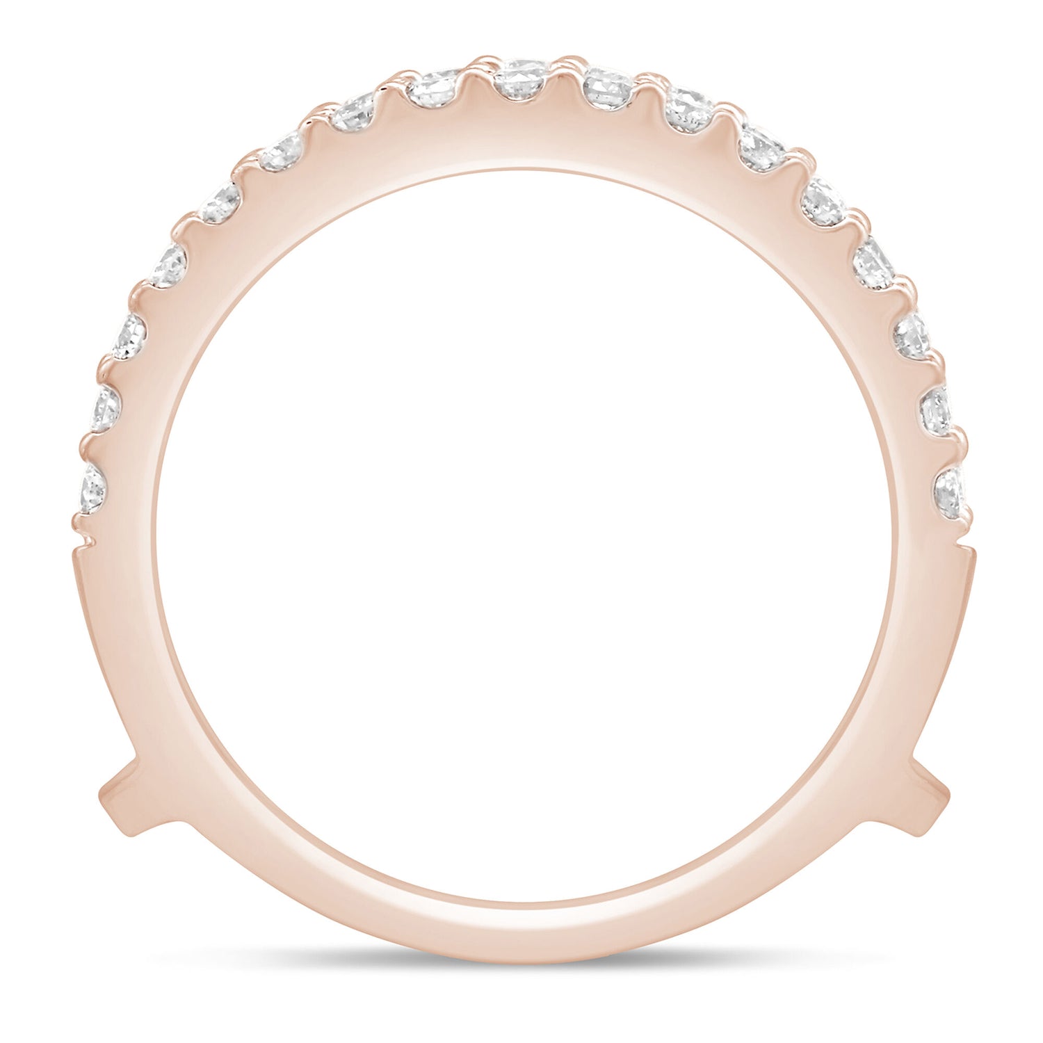 Diamond Chevron Insert in 14K Rose Gold (1/2 ct. tw.)
