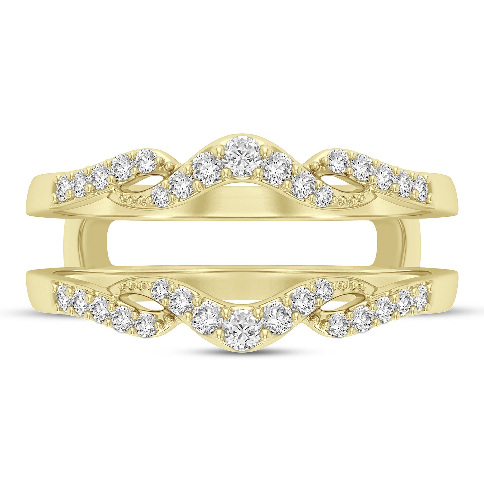 Diamond Insert in 10K Yellow Gold (1/4 ct. tw.)