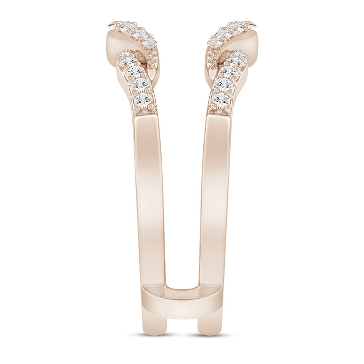 Diamond Insert in 10K Rose Gold (1/4 ct. tw.)