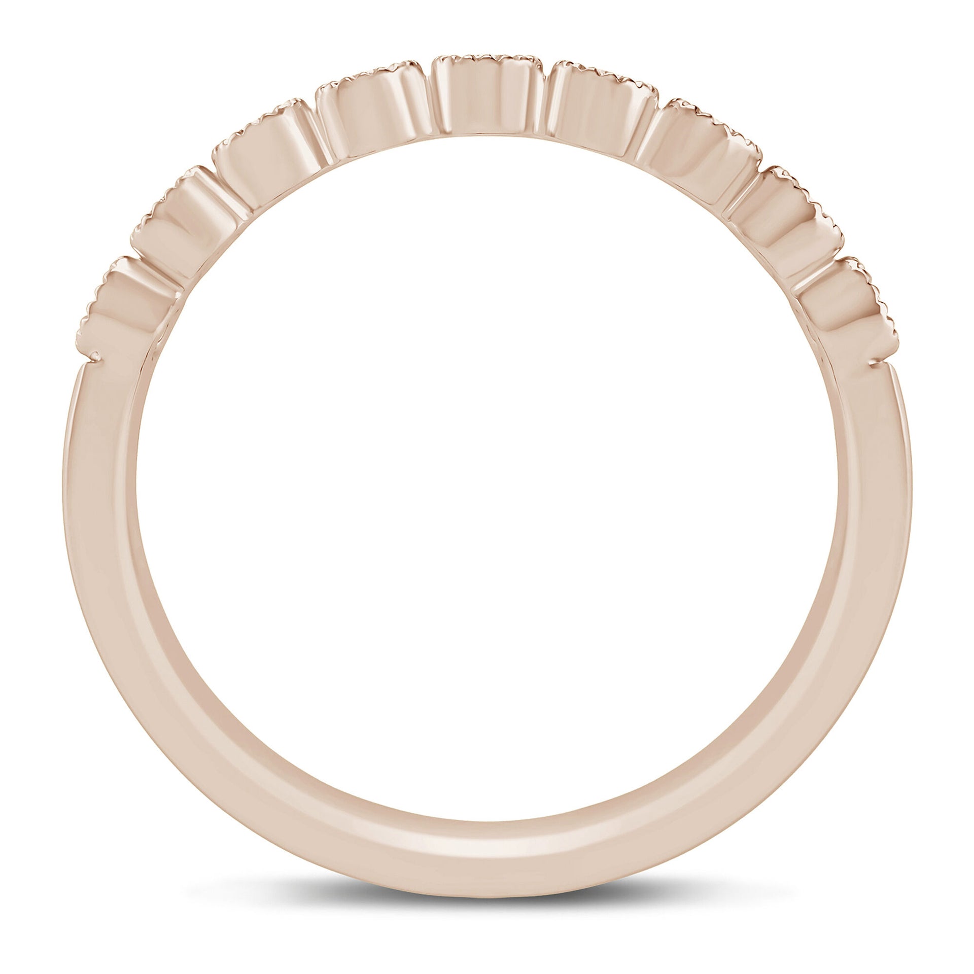 Diamond Anniversary Band in 10K Rose Gold (1/10 ct. tw.)