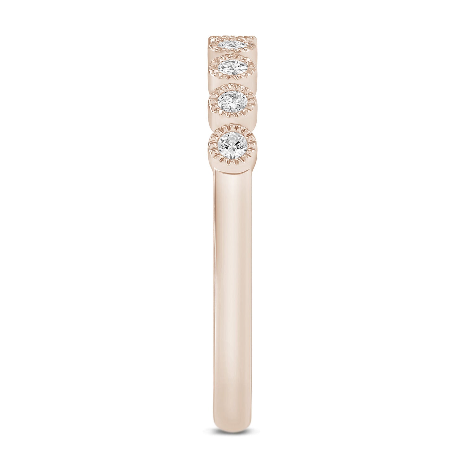 Diamond Anniversary Band in 10K Rose Gold (1/10 ct. tw.)