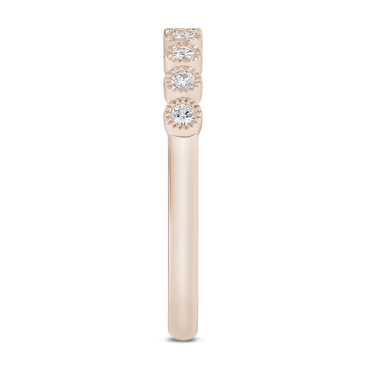 Diamond Anniversary Band in 10K Rose Gold (1/10 ct. tw.)