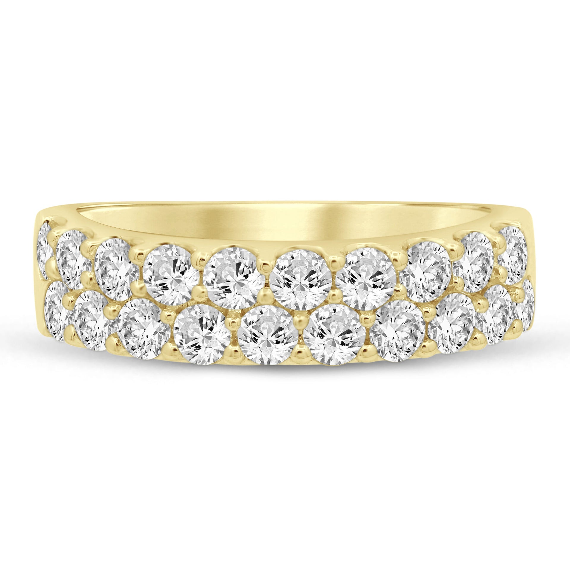 Wide Diamond Anniversary Band in 14K Yellow Gold (1 1/2 ct. tw.)