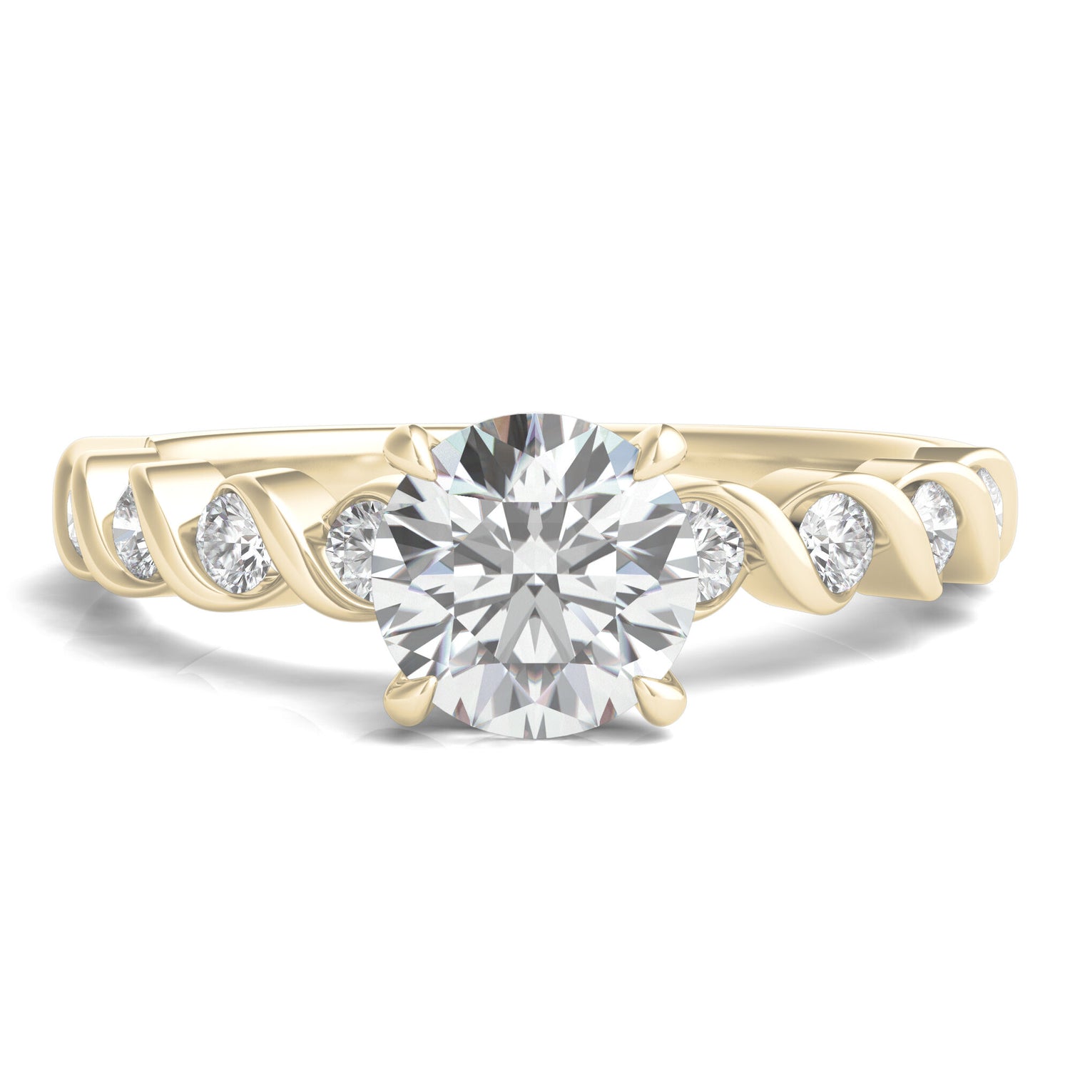 Diamond Engagement Ring in 14K Yellow Gold (1 1/3 ct. tw.)