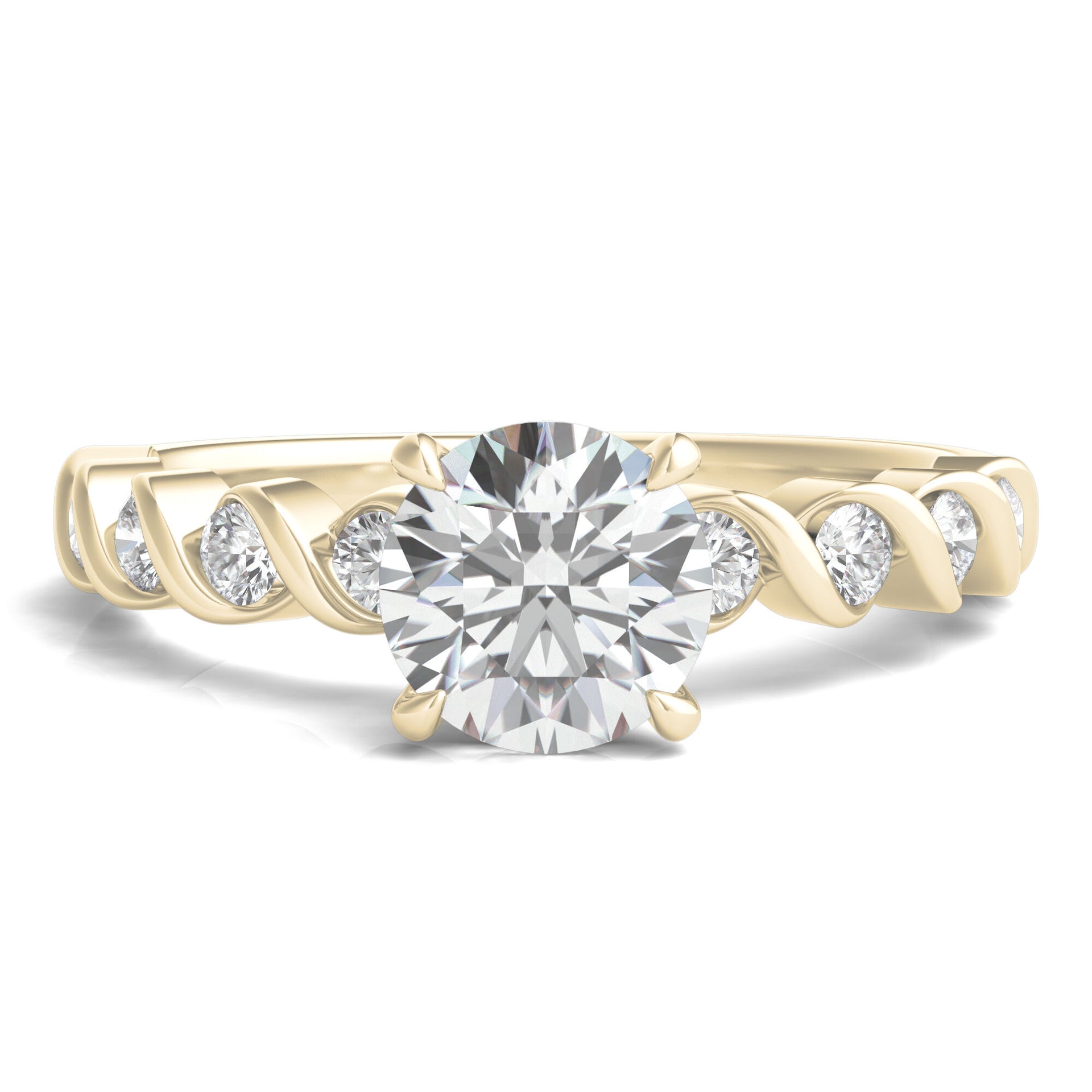 Diamond Engagement Ring in 14K Yellow Gold (1 1/3 ct. tw.)