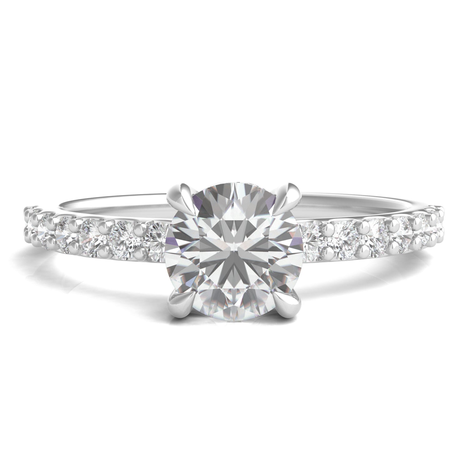 Diamond Engagement RIng in 14K White Gold (1 1/2 ct. tw.)