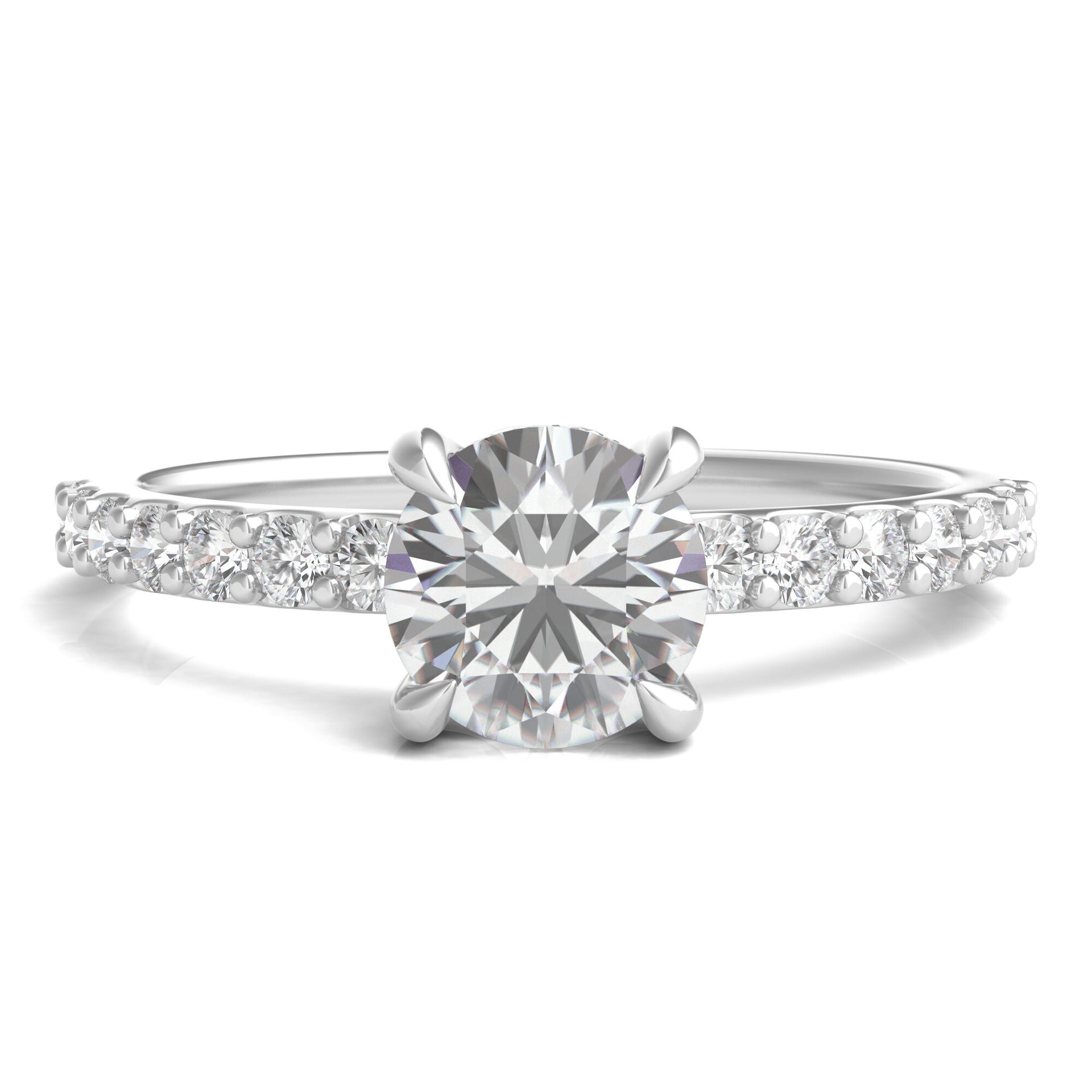 Diamond Engagement RIng in 14K White Gold (1 1/2 ct. tw.)