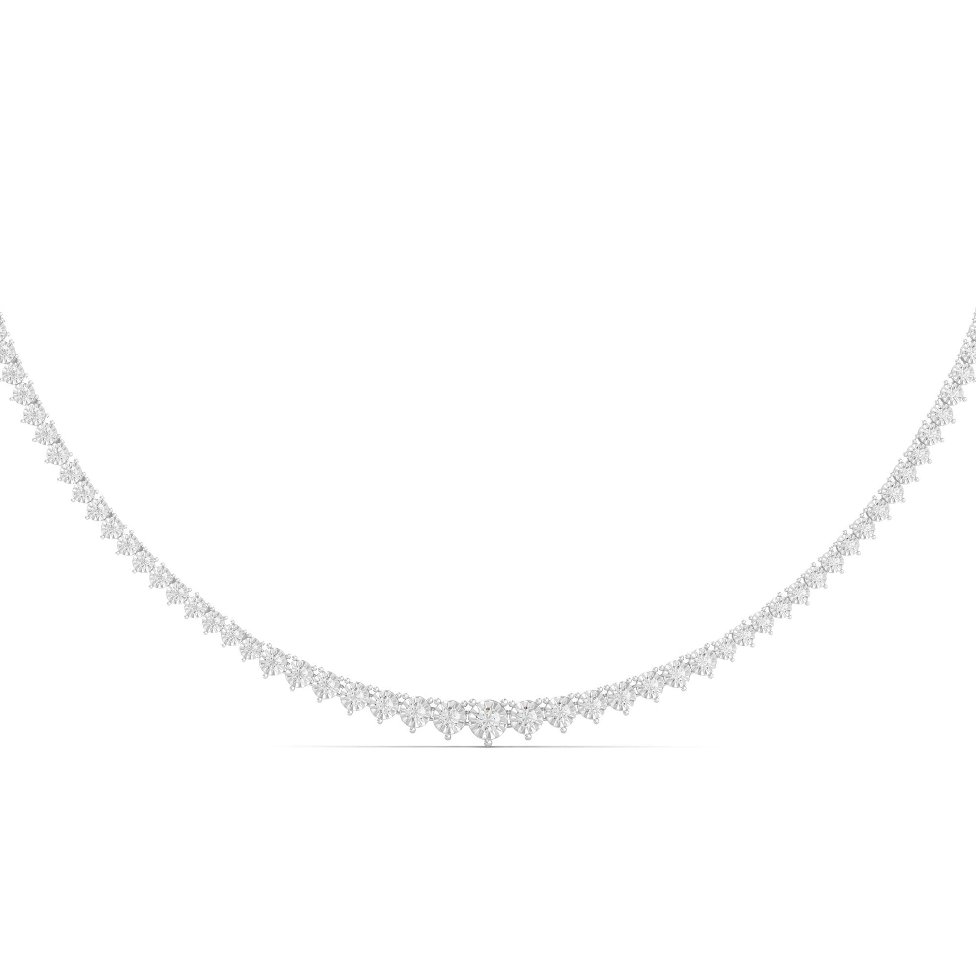 4 ct. tw. Diamond Necklace in 14K White Gold