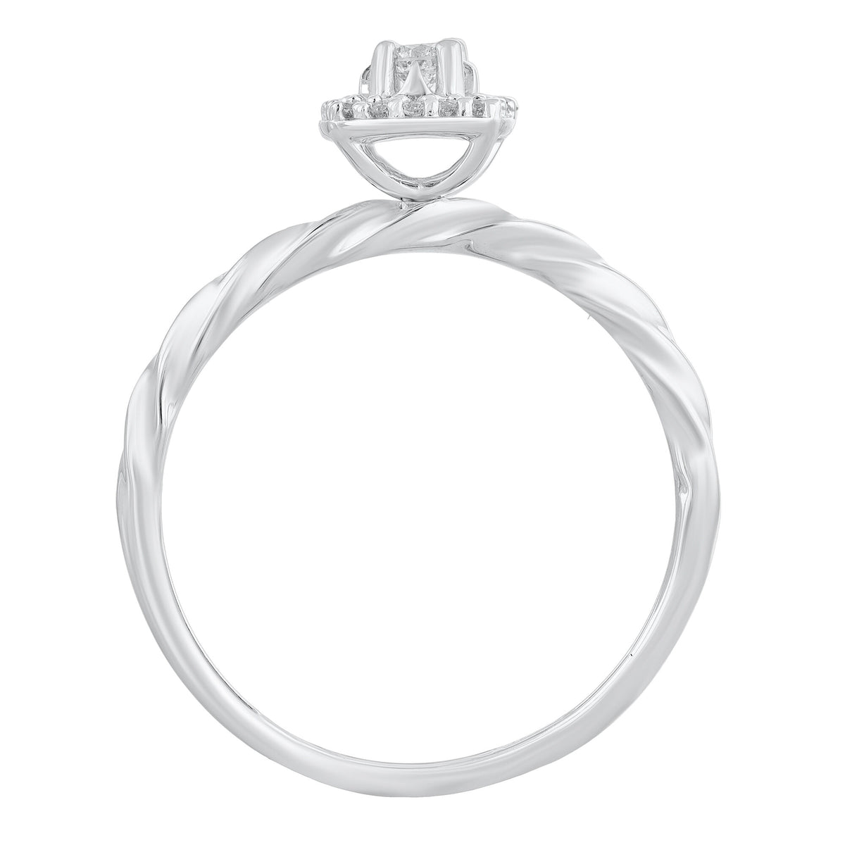 Diamond Ring in 10K White Gold (1/7 ct. tw.)