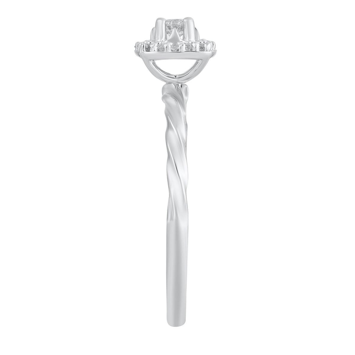 Diamond Ring in 10K White Gold (1/7 ct. tw.)