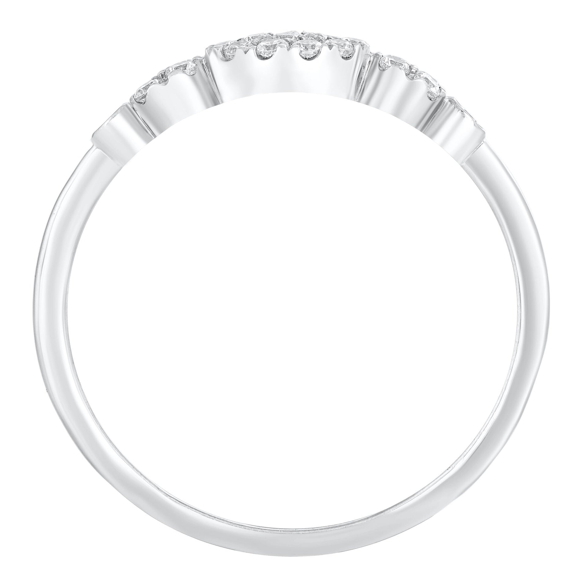 Diamond Ring in 10K White Gold (1/5 ct. tw.)