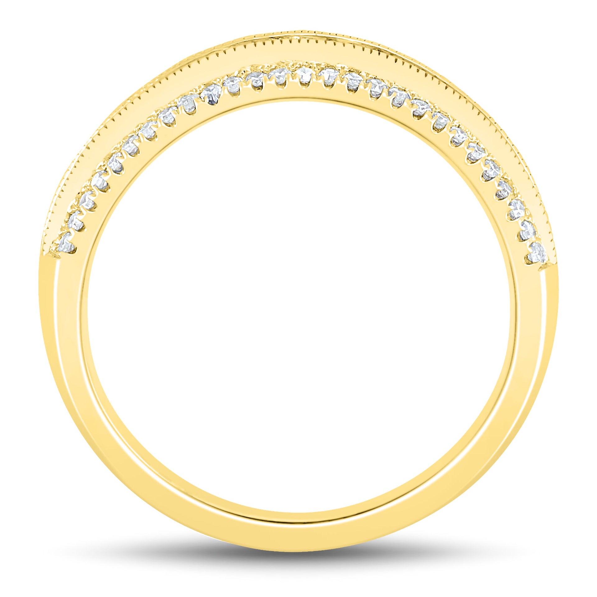 Diamond Wedding Band in 10K Yellow Gold (3/4 ct. tw.)