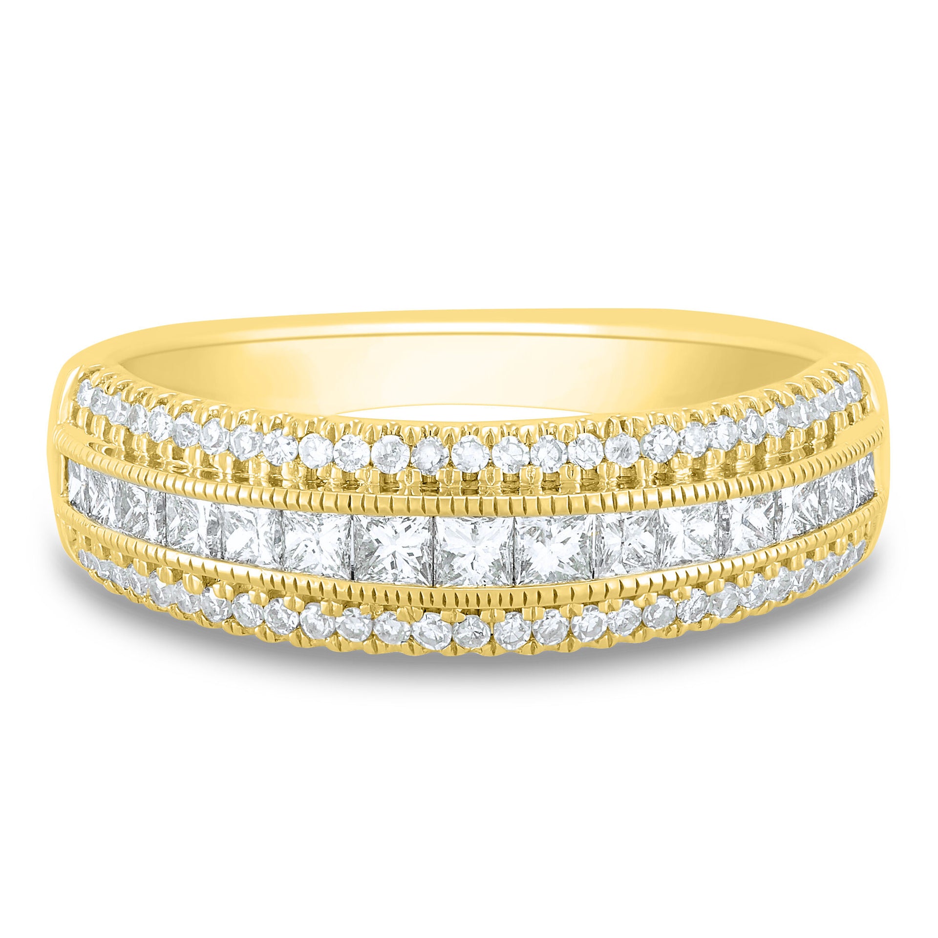 Diamond Wedding Band in 10K Yellow Gold (3/4 ct. tw.)