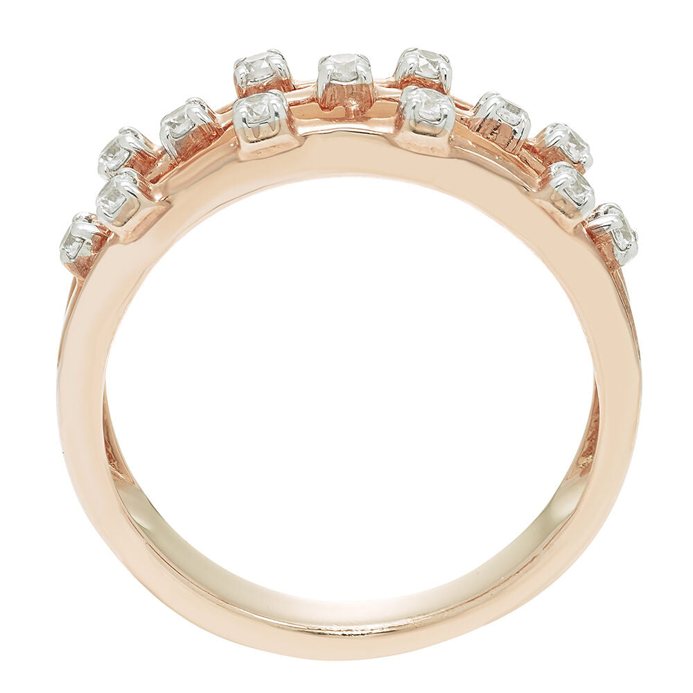 Diamond Ring in 10K Rose Gold (1/4 ct. tw.)