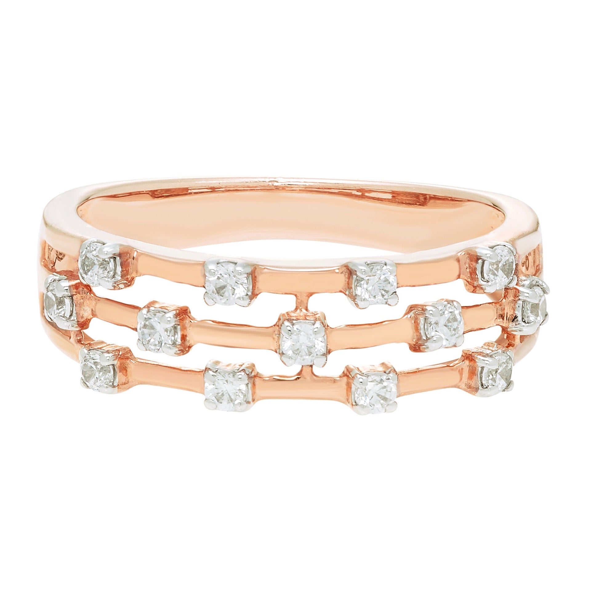 Diamond Ring in 10K Rose Gold (1/4 ct. tw.)