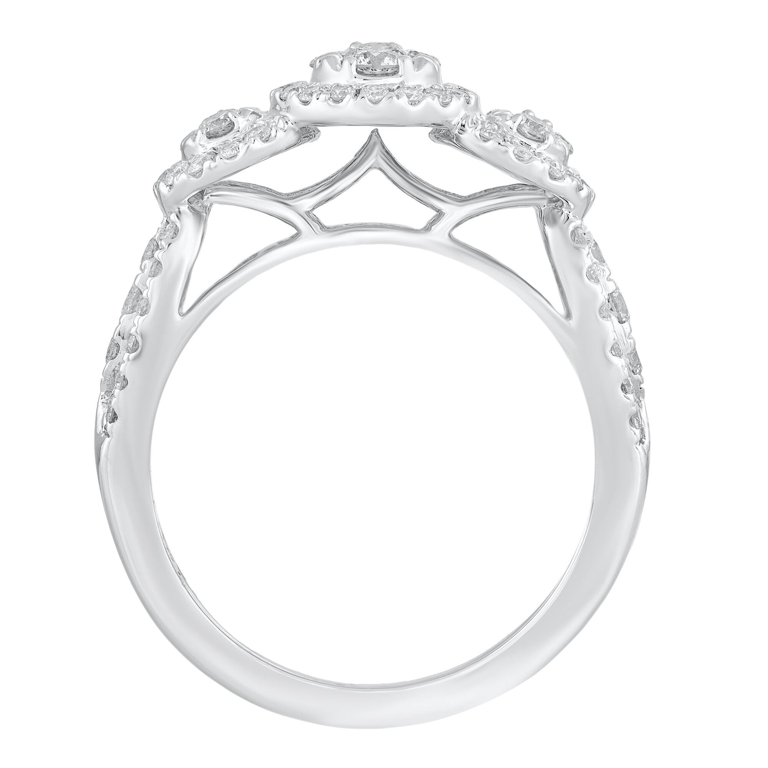 Diamond Engagement Ring in 10K White Gold (1 ct. tw.)