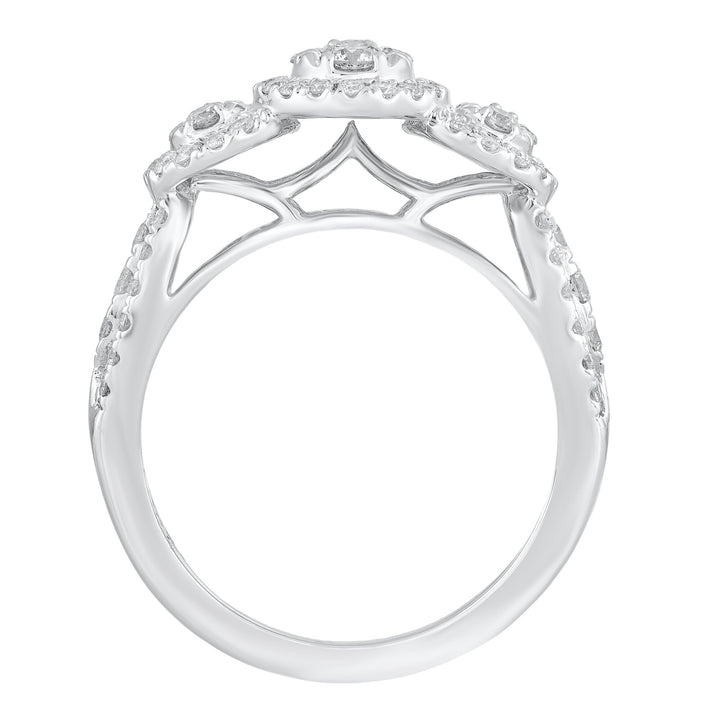 Diamond Engagement Ring in 10K White Gold (1 ct. tw.)