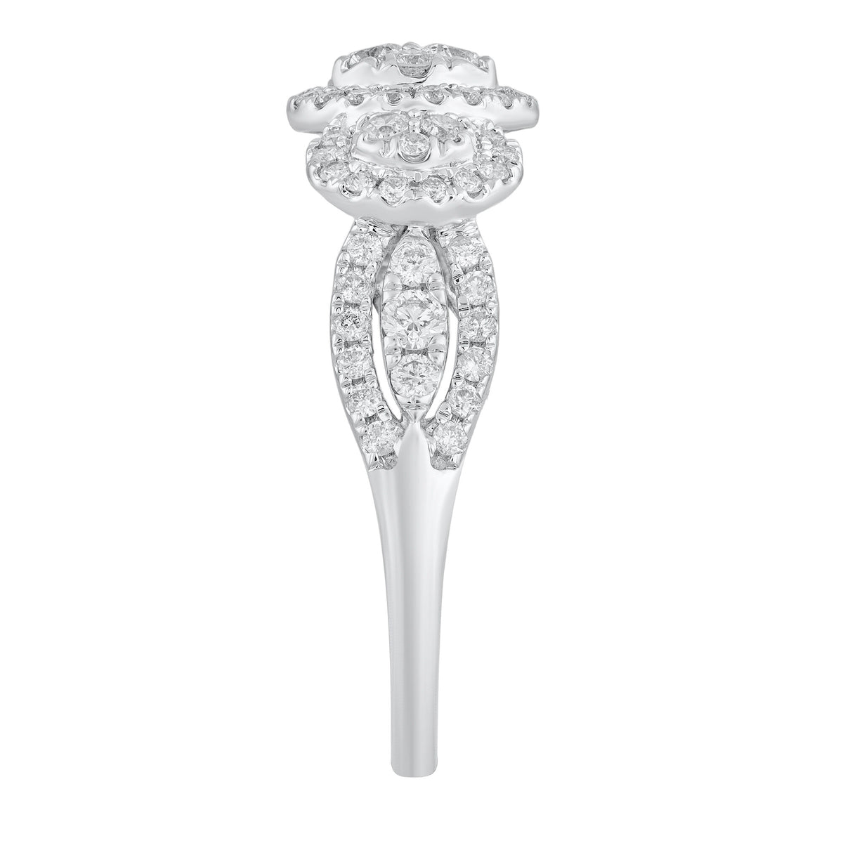 Diamond Engagement Ring in 10K White Gold (1 ct. tw.)