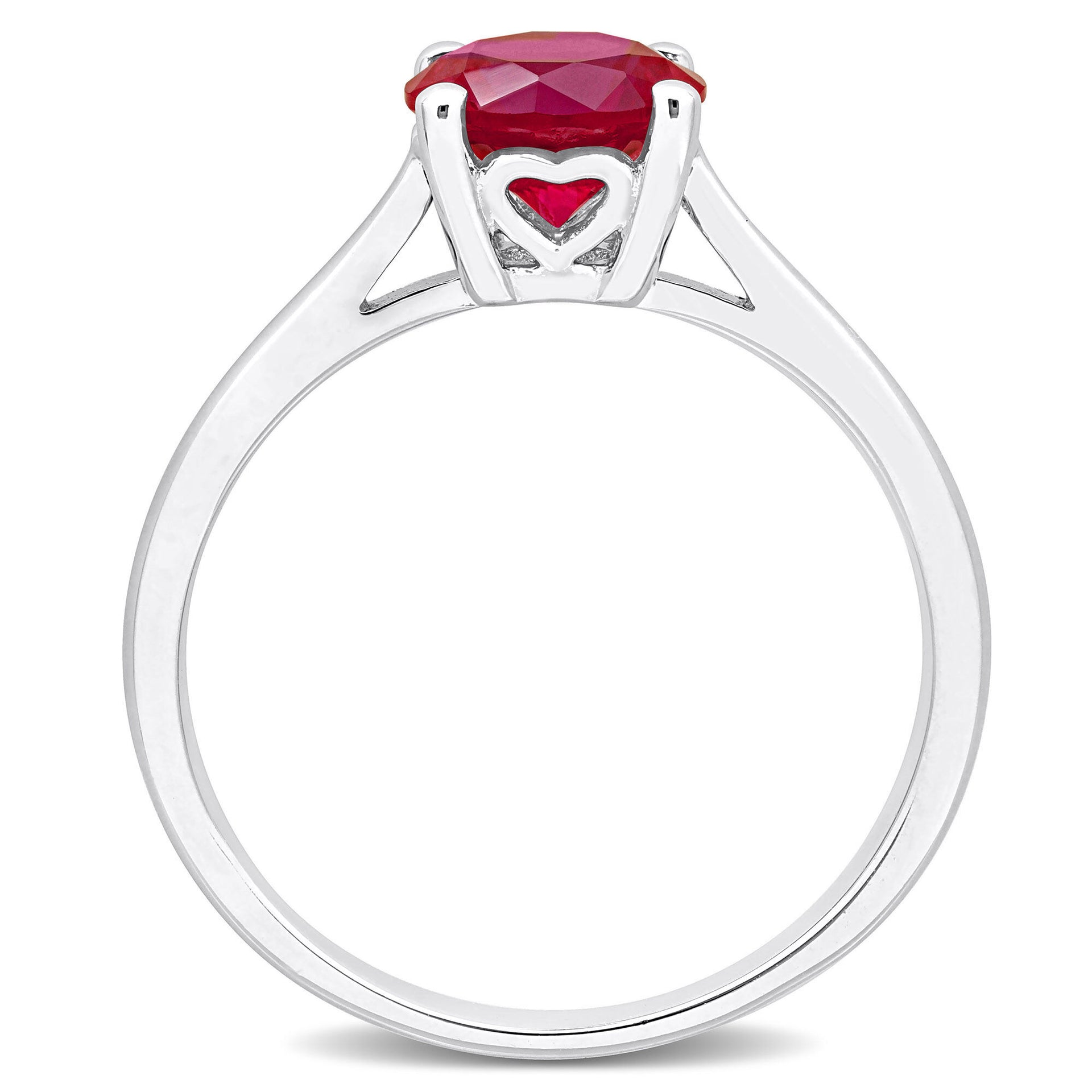 Ruby Ring in Sterling Silver