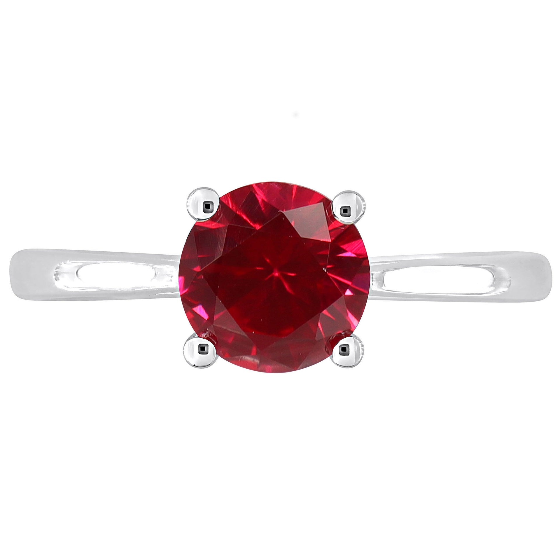 Ruby Ring in Sterling Silver