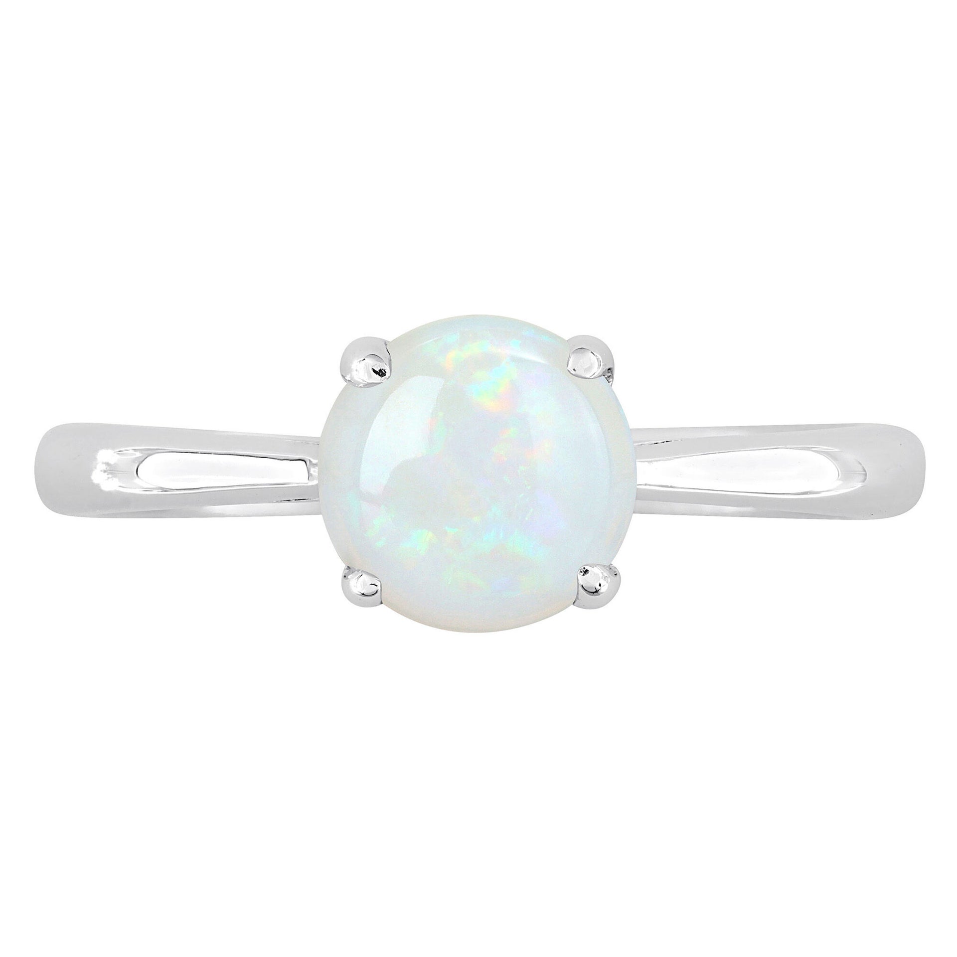 Opal Ring in Sterling Silver