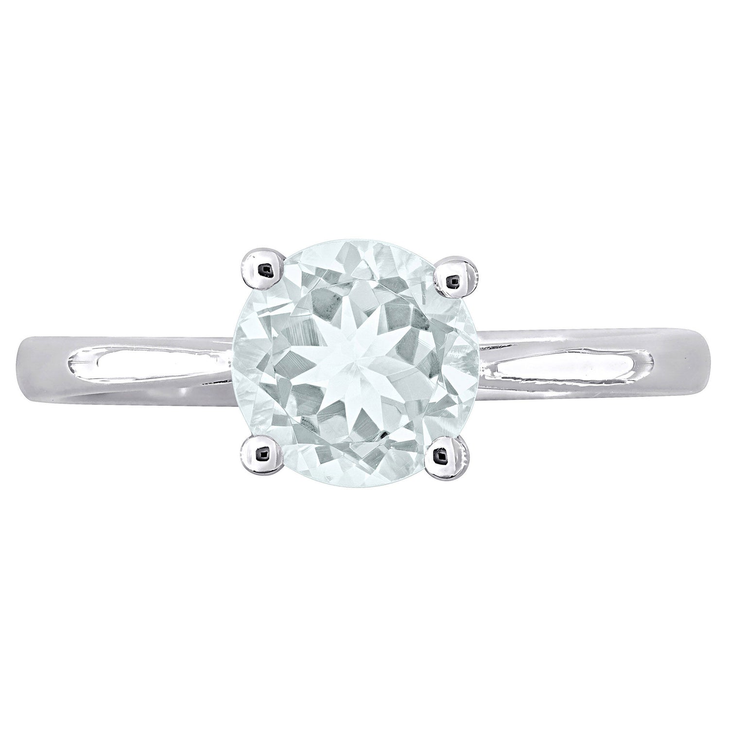 Aquamarine Ring in Sterling Silver