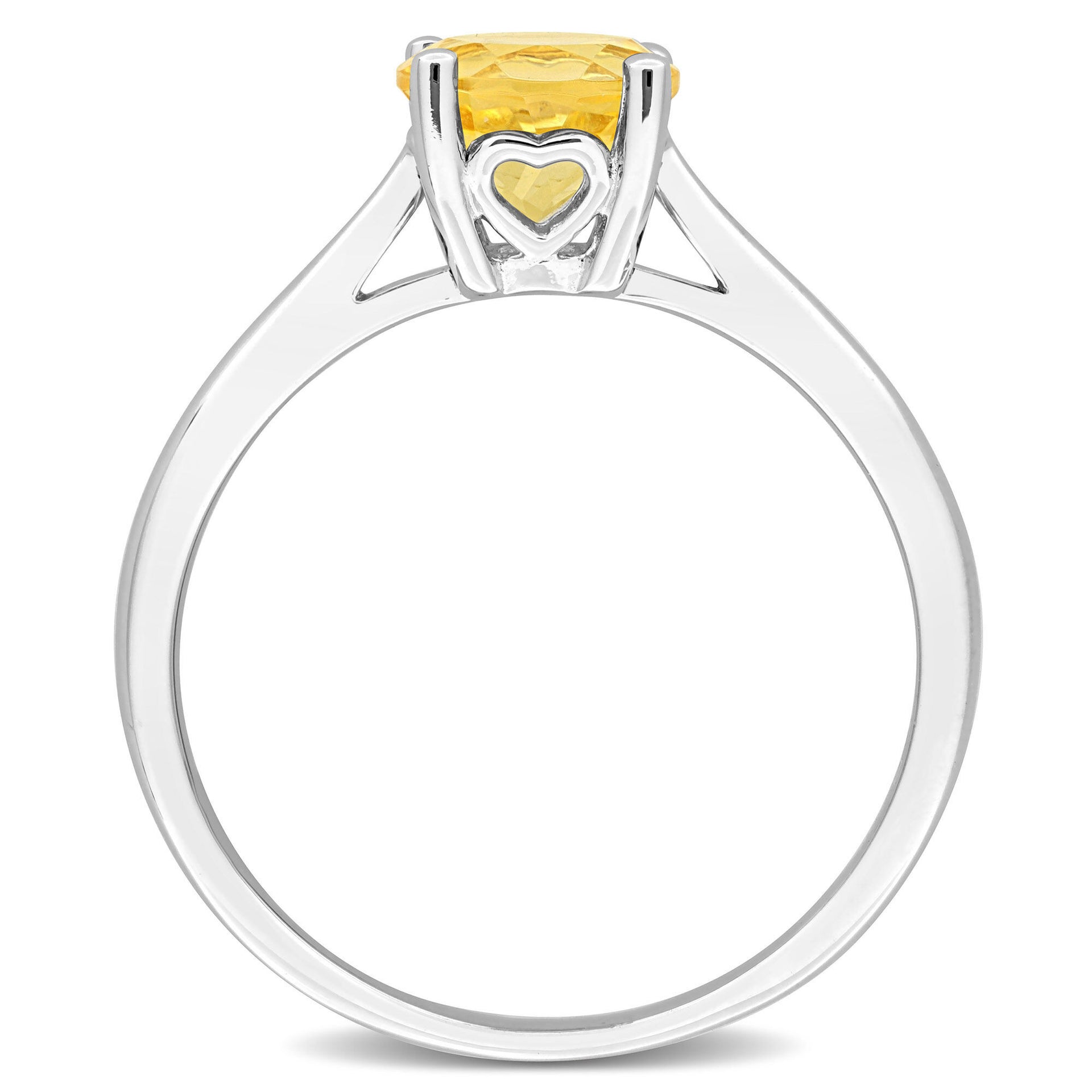 Citrine Ring in Sterling Silver