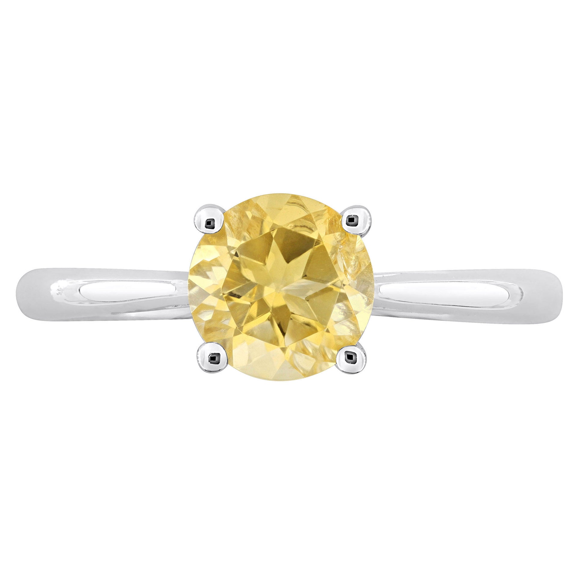 Citrine Ring in Sterling Silver