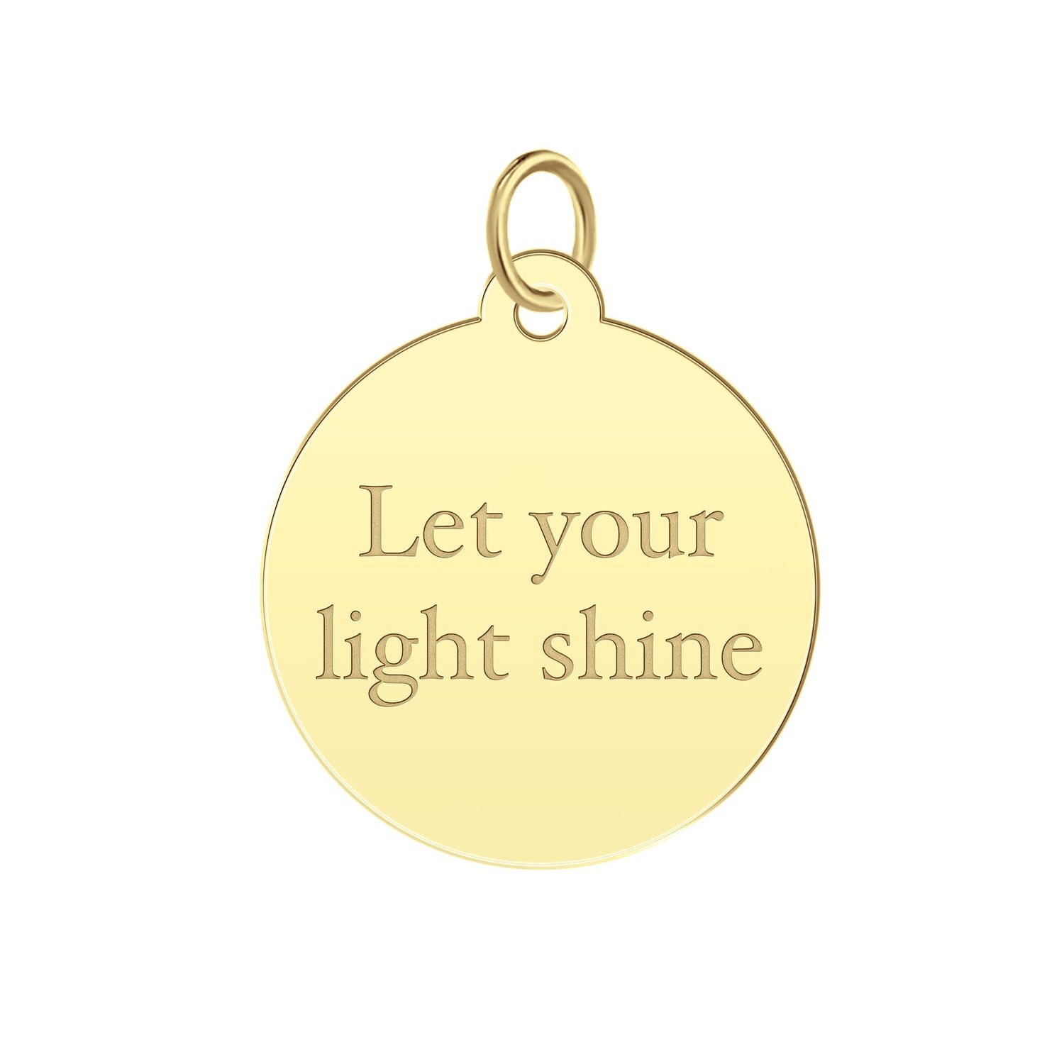 Let Your Light Shine Charm in 10K Yellow Gold