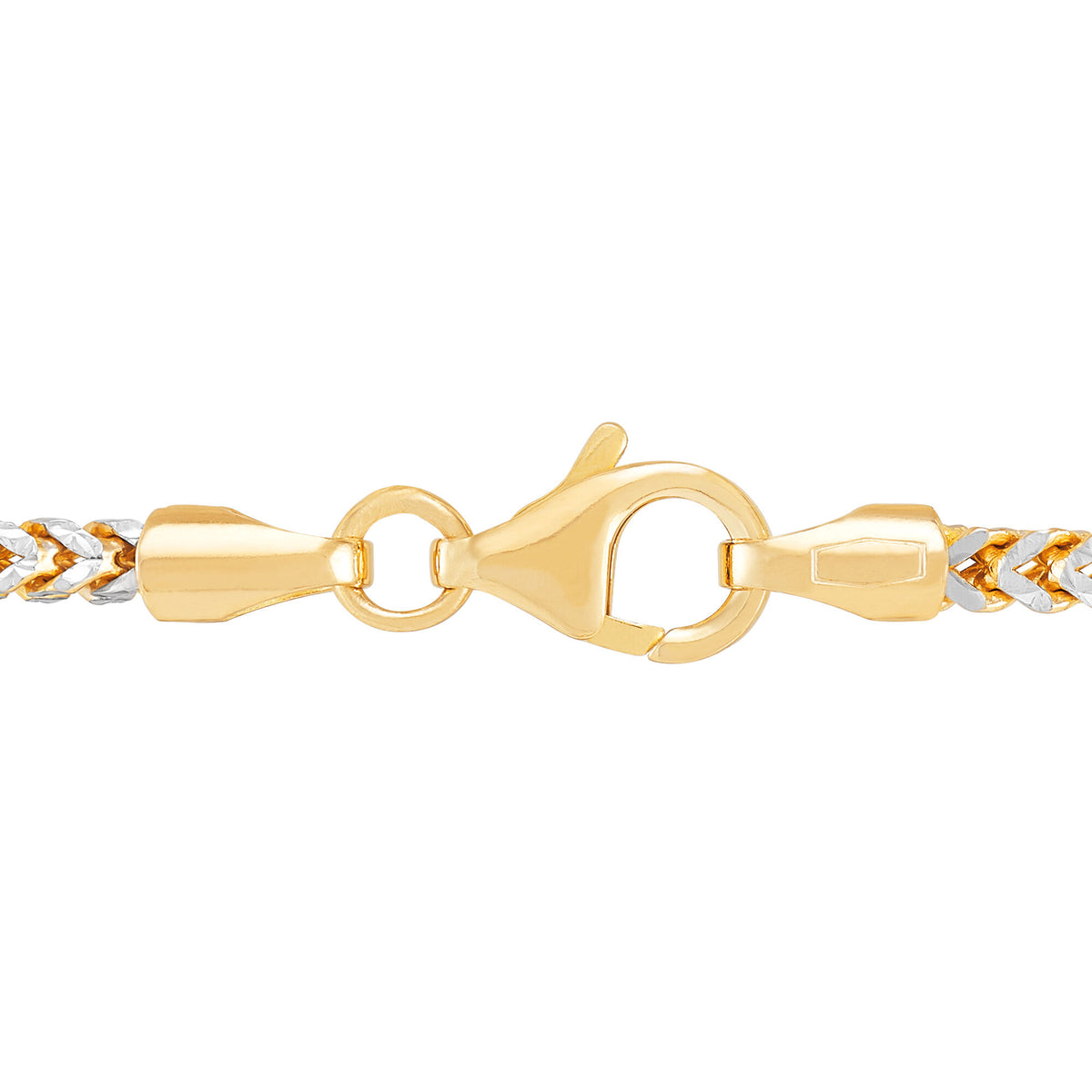 Textured Franco Chain in 14K Yellow Gold, 2.1MM, 20”