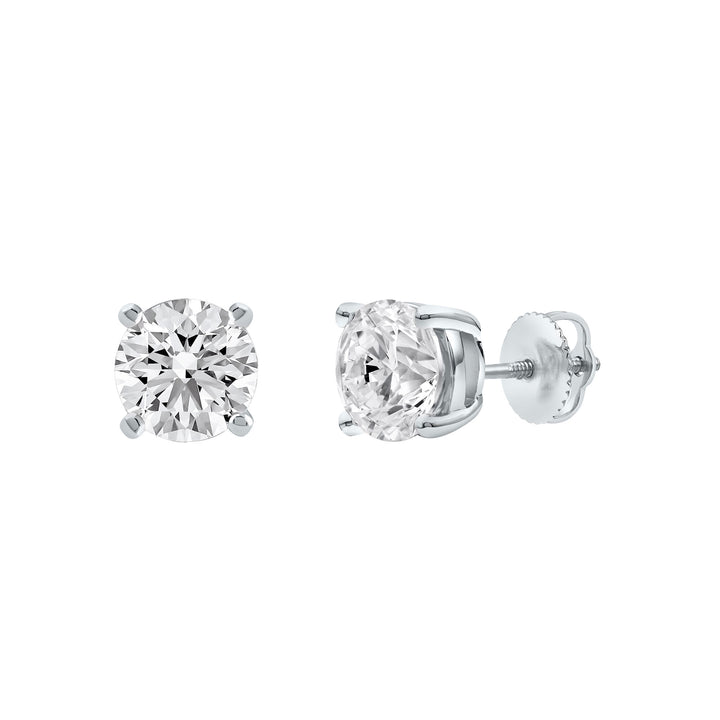 Lab Grown Diamond Stud Earrings in Platinum (2 ct. tw.)