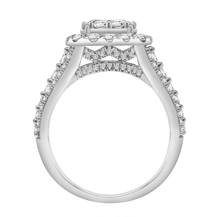 Diamond Engagement Ring in 18K White Gold ( 2 ct. tw.)