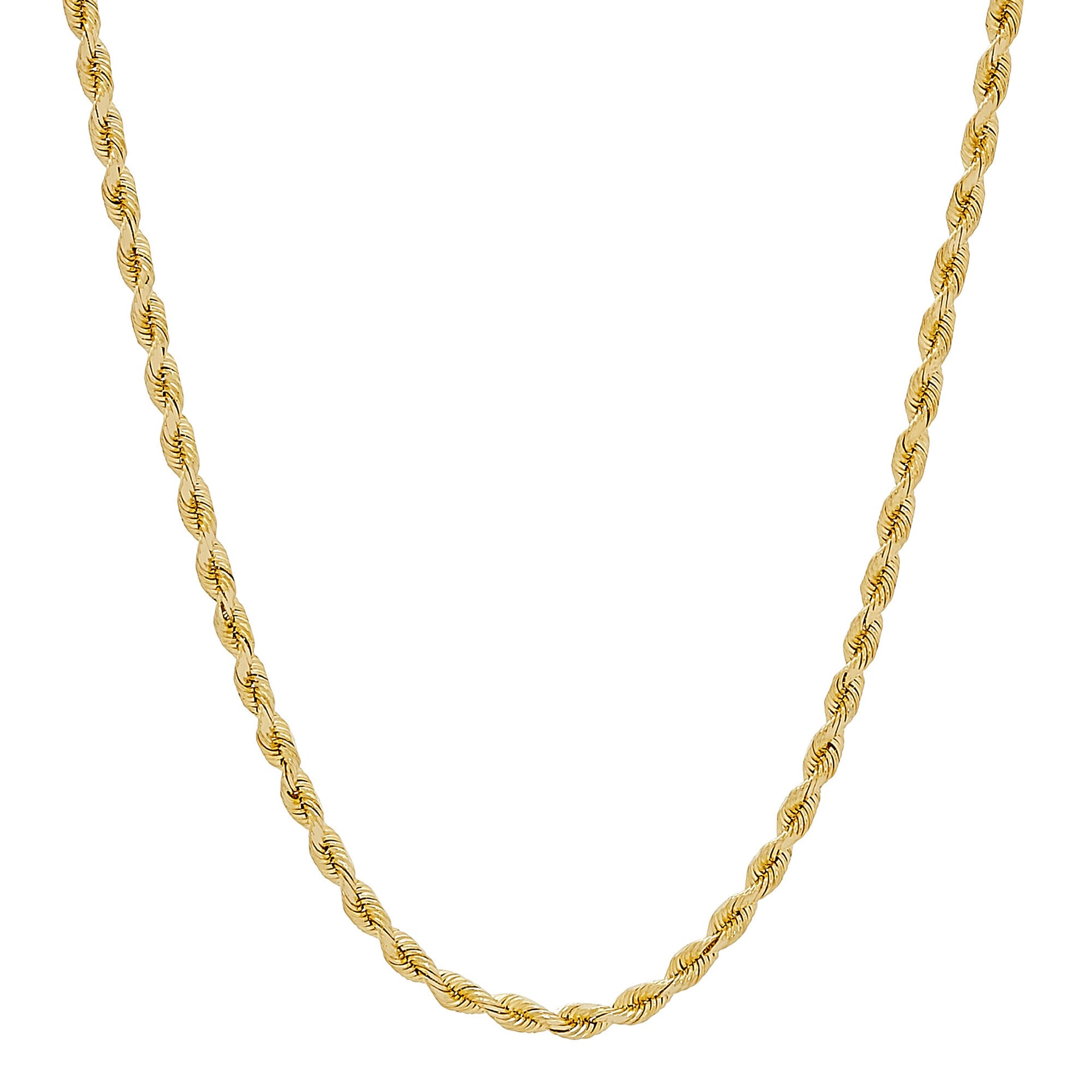 Glitter Rope Chain in 14K Yellow Gold, 20"