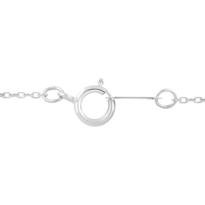 Blue Diamond Heart Dangle Pendant in Sterling Silver (1/4 ct. tw.)